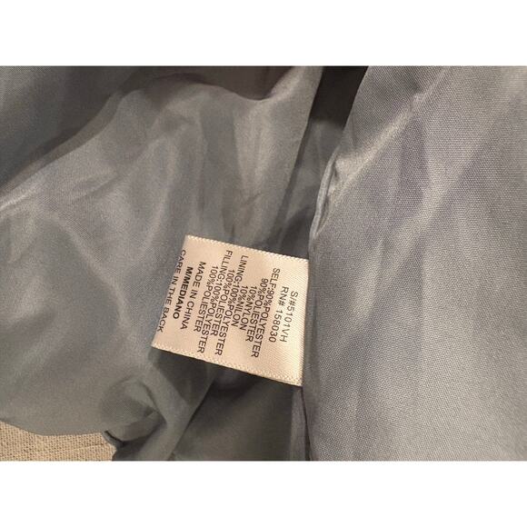 LOVE TREE Corduroy Cropped Puffer Vest | Soft Blue Ice | MEDIUM - Picture 6 of 6